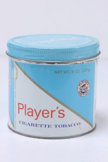 Players Cigarette Tobacco Tin Navy Cut Twist Off Lid 8 Oz Size
