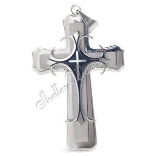 men stainless steel pendant celtic cross necklace chain from china