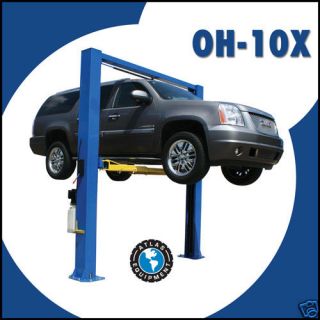 Atlas OH 10X 10,000 LB. 2 Post Auto Car Truck Lift Hoist Two Post