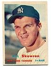 1957 topps 135 bill skowron  or best