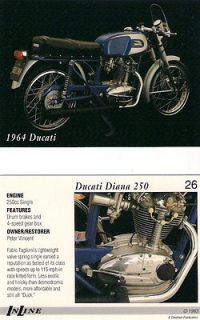 Vintage   1964 Ducati Diana 250 Motorcycle   Engine 250cc Single Drum 