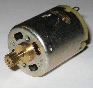 Johnson Electric Motor with Brass Gear   12V   3000 RPM   5 Pole Low 