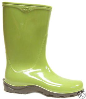 womens sloggers waterproof garden rain boots green