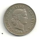 1880 B 1 Rappen Sweden Switzerland Swedish World Coin