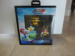 Super Mario Galaxy 2 Mini Figurines Mario Bee and Mushroom Bee 2 pack 