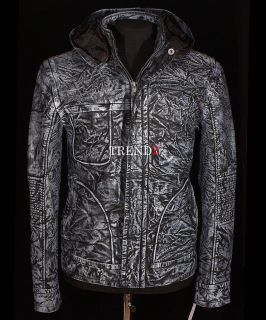 Ghost Protocol Mission Impossible Blue Mens Hooded Real Stained 