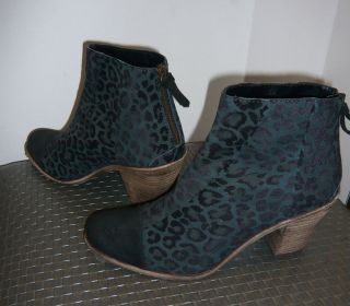 NS HOSS INTROPIA LEOPARD SUEDE ANKLE BOOT 37,38,40,41 RP£245