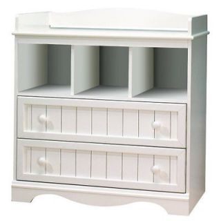 South Shore Savannah Collection Changing Table Pure White 2 Drawer 