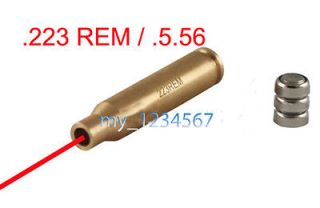 223 5.56 REM red laser bore sighter / .223 REM Laser Bore Sight brass