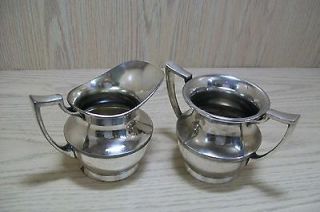 silver plate sugar cream set forbes silver co 283 time