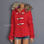   & Fitch Womens A&F Jill Hoodie Wool Toggle Coat Jacket $260
