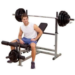 New Body Solid GDIB46L Power Center Combo Weight Bench Fast Free 