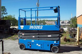32 Scissor Lift,Genie GS2632,Only 294 Hours,Ready To Work,Painted,S 