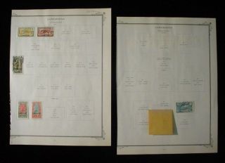 Overprint CAMEROON Republique Francaise STAMPS 2 Pages Old Collection 
