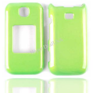 Cover for SPRINT SAMSUNG M370 Faceplate Protector Case P Lime Green