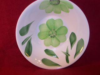 hankook china green flower serving salad bowl 9 time left