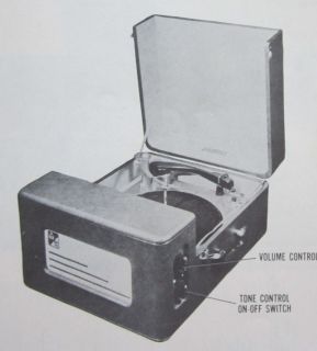 1950 WEBSTER CHICAG​O 100 621 RECORD PLAYER SERVICE MANUAL photofact 