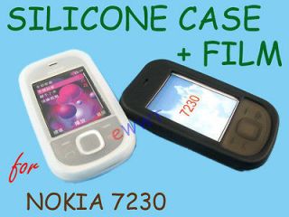 2x New * Silicone Skin Cover Soft Case + Screen Protector for Nokia 