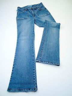 Duplex Womens Size 10 Inseam 31 Blue Jeans Boot Cut 2% Stretch   DRAG 