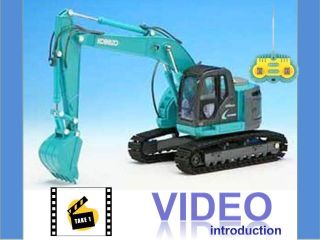 kobelco r c k235sr power shovel excavator toyco japan new