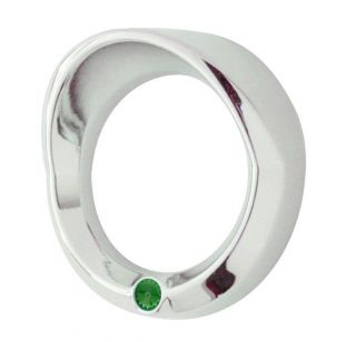 gauge cover small green jewel thick visor chrome plastic for Peterbilt 