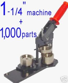 standard size button maker machine 1000 parts