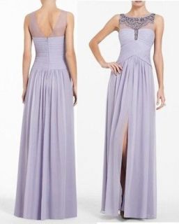 448 bcbg maxazria harlo evening dress in lilac sz 6