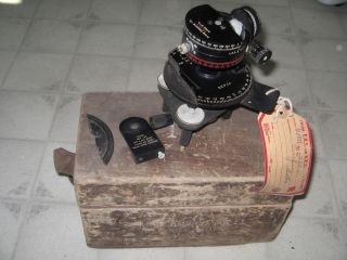 Original WWII Astro Compass 1942 MK II RCAF Air Force Airplane