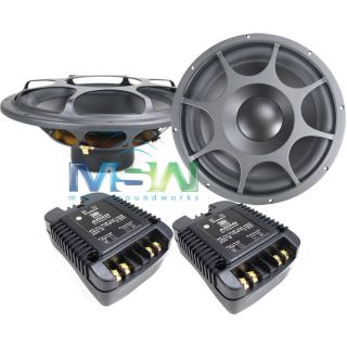 MOREL® ADMW 10 10 3 Way ADD ON CAR WOOFERS with X OVERS MIDBASS 