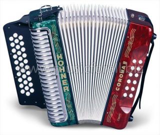 new hohner corona ii ead tex mex accordion accordian time