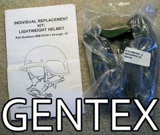 new usmc light weight helmet repair kit gentex corp small