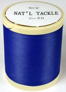 Spool Cobalt Blue #50 NCP Rod Winding Thread 1 Oz Size C National 