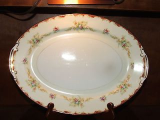 MIRA CHINA 13 3/4 INCH PLATTER MRA1 MADE IN OCCUPIED JAPAN