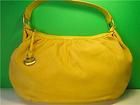 DONALD PLINER ITALY Gold Embroidered Suede Leather NEW Large Hobo Bag