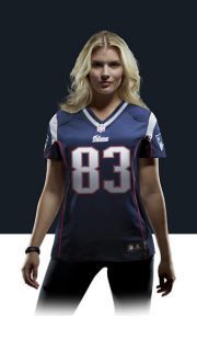    Wes Welker Womens Football Home Limited Jersey 469875_421_A_BODY