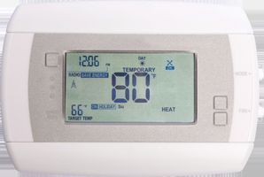 2GIG Programmable Thermostat Zwave Zstat CT30E