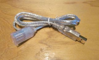   USB Revision 2.0 Cable, AWM Style 2725, E74020 C, Silver, 2.5 ft. long