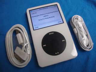 Apple iPod Classic 5th Generation Custom New Face Plate and Battery 