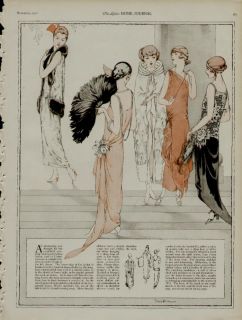 1922 Fashion Pages 2 Pages Paris Lengthens Shirts But
