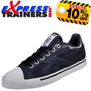 Reebok Classic Youths Vulcan Low Plimsole Style Trainers Authentic 
