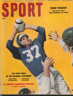 Sport Doak Walker Willie Mosconi Bill Russell Rocky Graziano 1 1956 