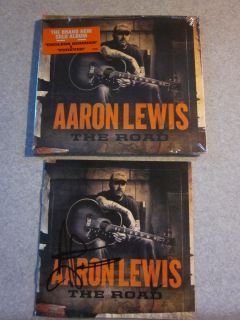 Aaron Lewis The Road CD Autographed Booklet Staind Frontman
