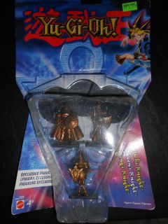 Yu Gi Oh Action Figures Jacks Knight Queens Knight Kings Knight New 
