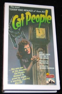 1942 CAT PEOPLE Nostalgia Merchant VHS (VG)
