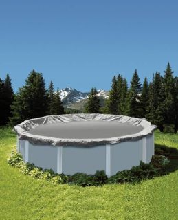 New Pooltux Winter Swimming Above Ground Pool Cover 24 Round 15 yr 