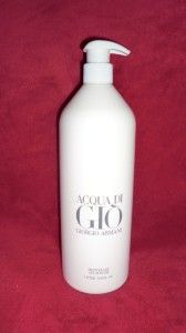   Acqua Di Gio Shower Gel 33 8 oz Pump One Liter Free Aqua for Men