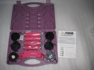The Firm Cardio Weights Set Adjustable Hand Weights in Travel Carrying 