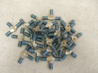 25) Pcs 14 16 AWG Nylon Insulated 3 way Butt Splice Connectors