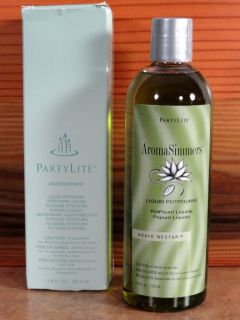PartyLite Agave Nectar Aroma Simmers New in Box Liquid Potpourri Aroma 