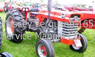 Massey Ferguson 165 Farming Agriculture Repair Manual